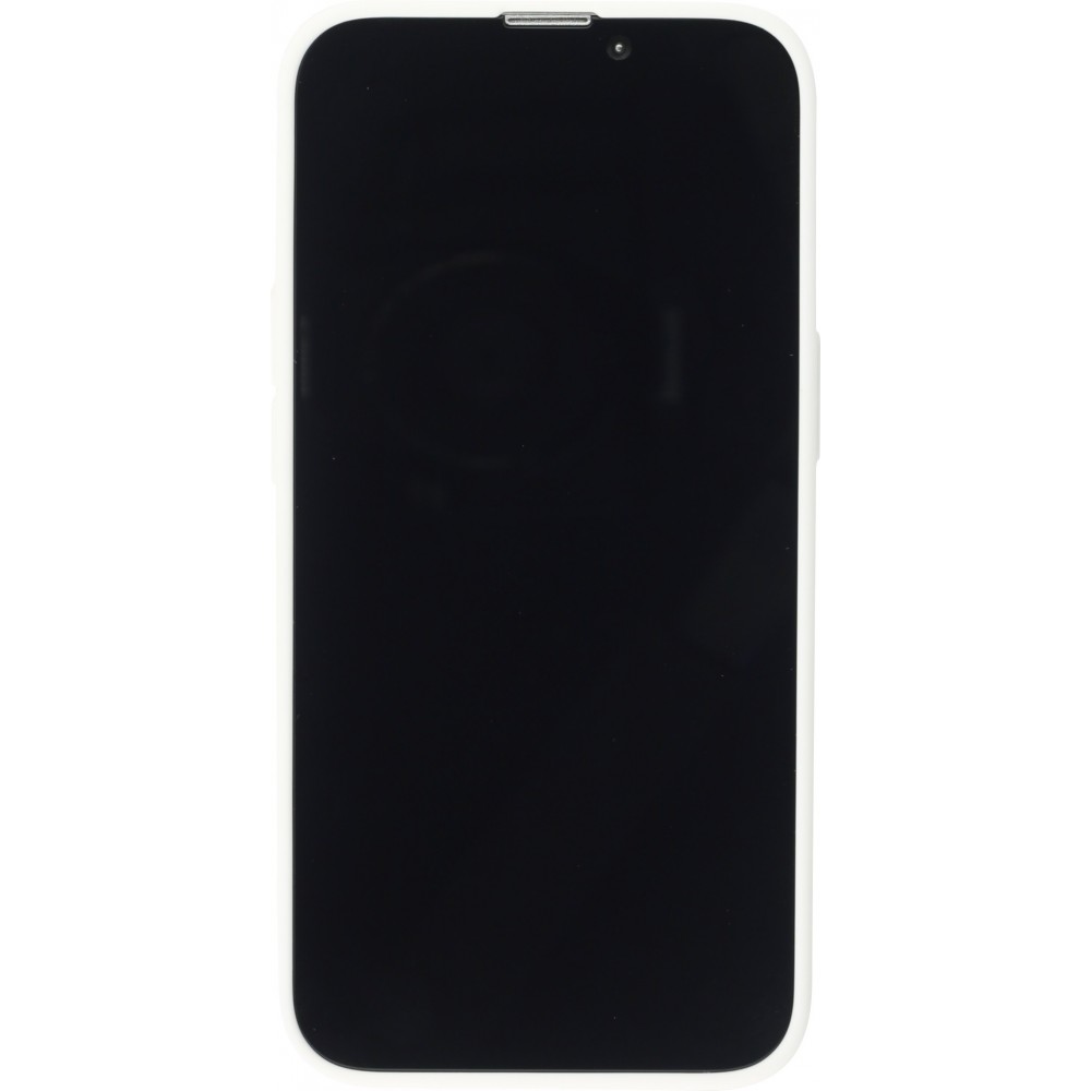 Coque iPhone 13 Pro Max - Silicone Mat - Blanc