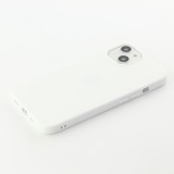 Coque iPhone 13 - Silicone Mat - Blanc