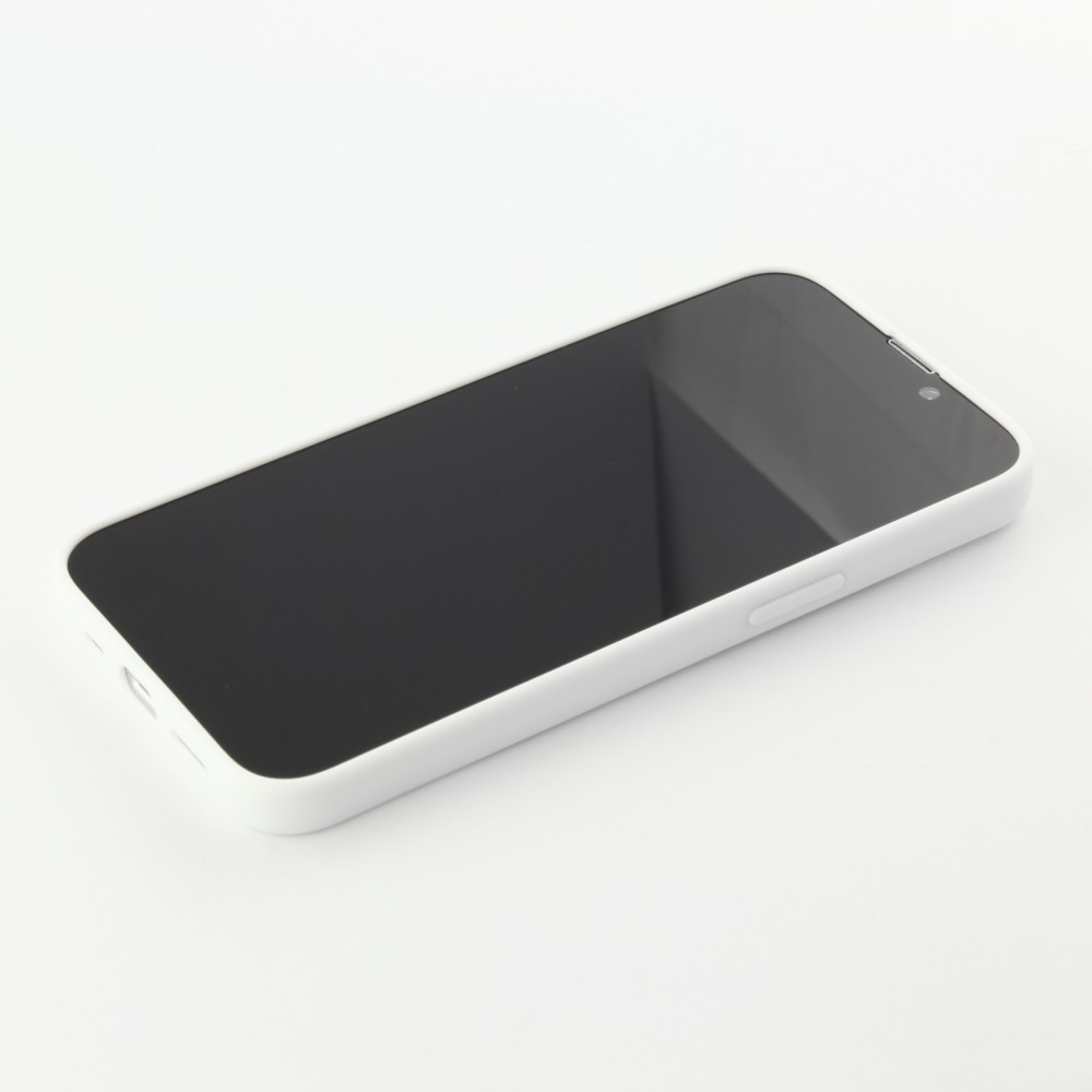 Coque iPhone 13 - Silicone Mat - Blanc