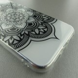 Hülle iPhone XR - Clear Oriental Mandala