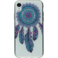 Coque iPhone Xs Max - Gel Dreamcatcher plumes