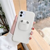 Coque iPhone 11 - 2-In-1 AirPods Soft Touch - Blanc