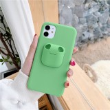 Coque iPhone 11 - 2-In-1 AirPods Soft Touch vert clair