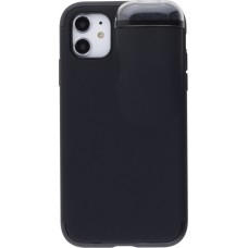 Coque iPhone 11 - 2-In-1 AirPods - Noir