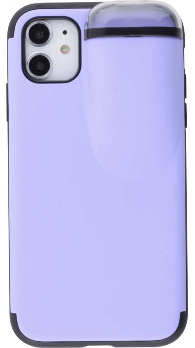 Coque iPhone 11 - 2-In-1 AirPods - Violet