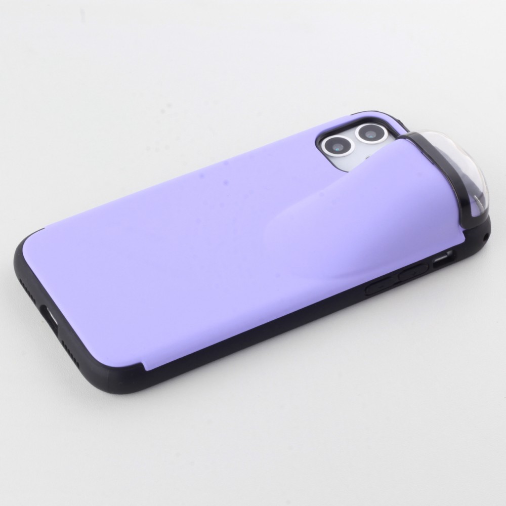 Coque iPhone 11 - 2-In-1 AirPods - Violet