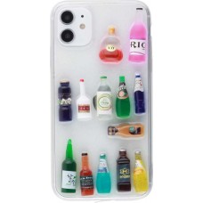 Coque iPhone 11 - 3D Bouteilles 