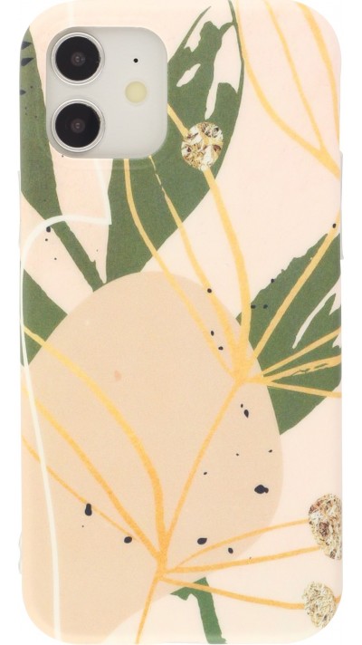 Coque iPhone 11 - Abstract Art - Rose