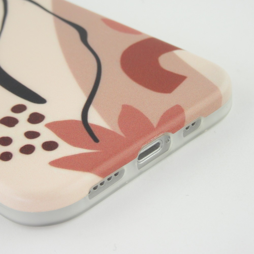 Coque iPhone 11 - Abstract Art - Rouge