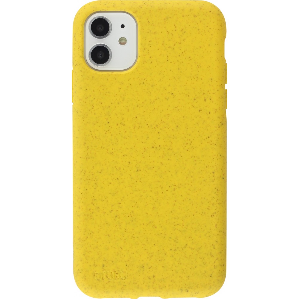 Coque iPhone 11 - Bioka biodégradable et compostable Eco-Friendly jaune