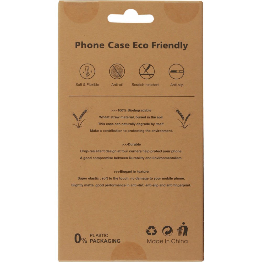 Coque iPhone 11 - Bioka biodégradable et compostable Eco-Friendly jaune