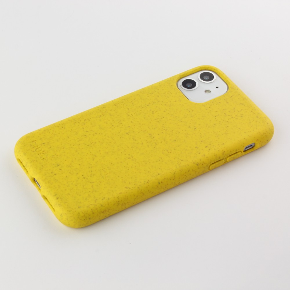 Coque iPhone 11 - Bioka biodégradable et compostable Eco-Friendly jaune