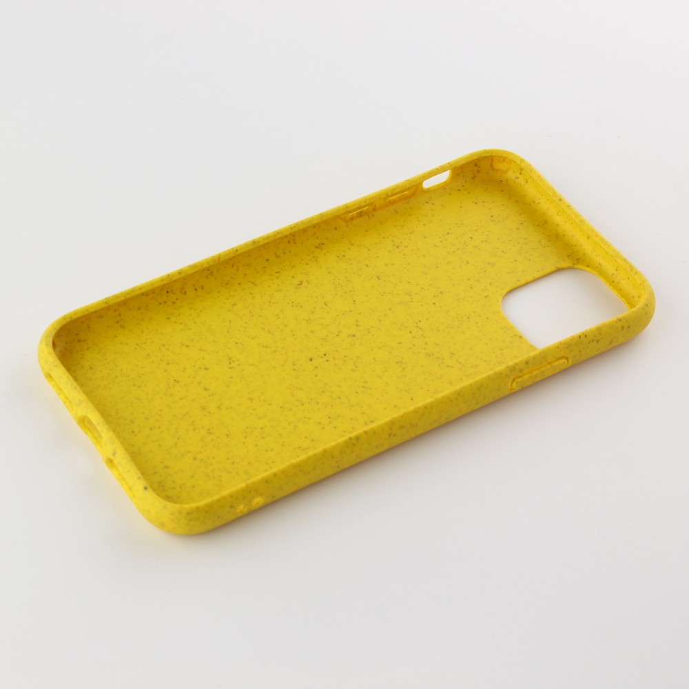 Coque iPhone 11 - Bioka biodégradable et compostable Eco-Friendly jaune