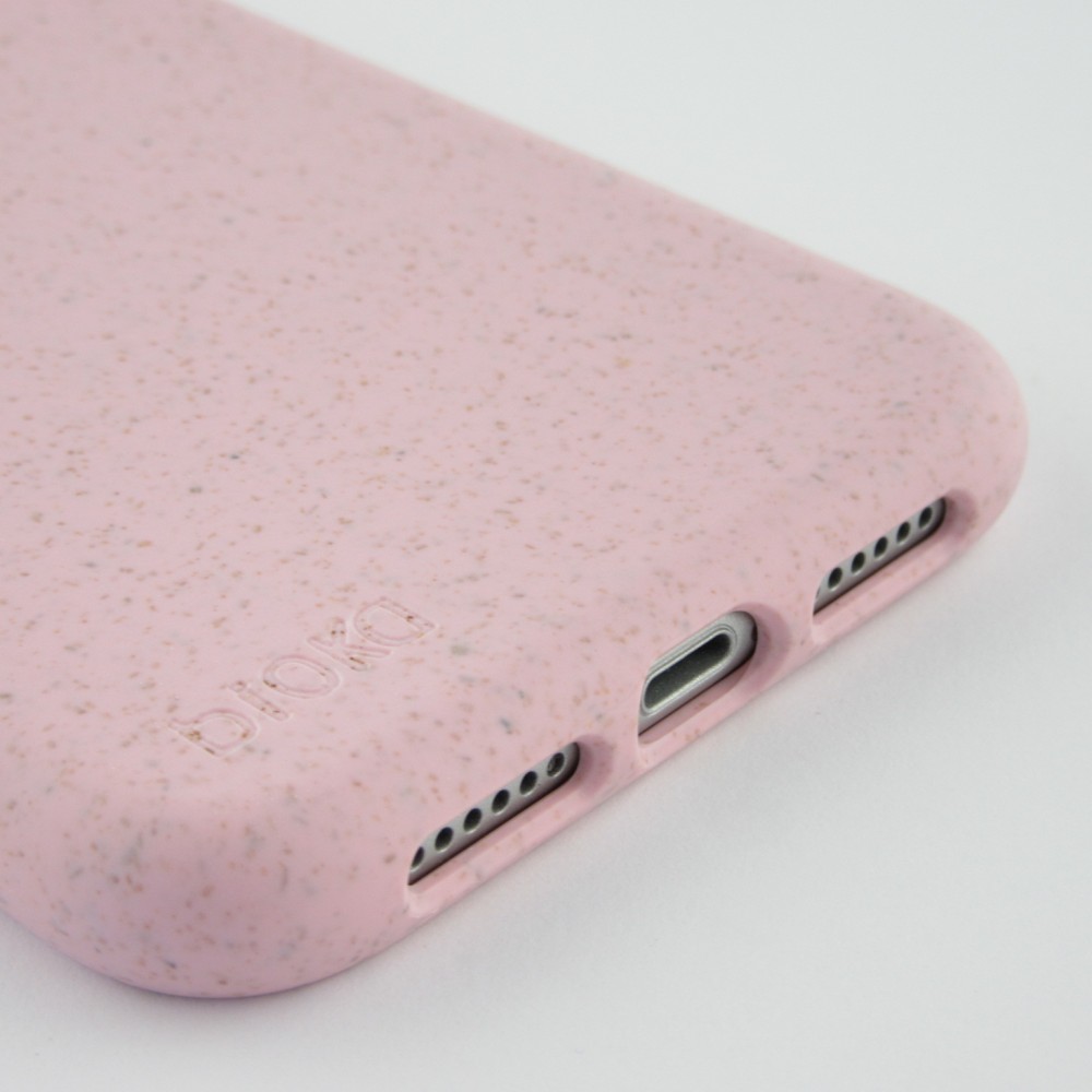 Coque iPhone 11 - Bioka biodégradable et compostable Eco-Friendly - Rose