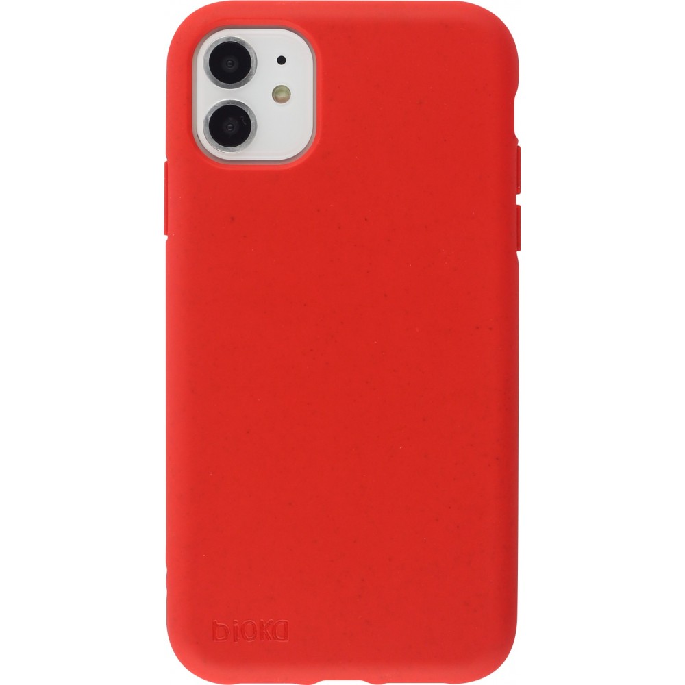 Coque iPhone 11 - Bioka biodégradable et compostable Eco-Friendly - Rouge