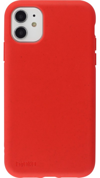 Hülle iPhone 11 - Bioka Biologisch Abbaubar Eco-Friendly Kompostierbar - Rot