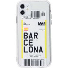 Coque iPhone 11 - Boarding Card Barcelona