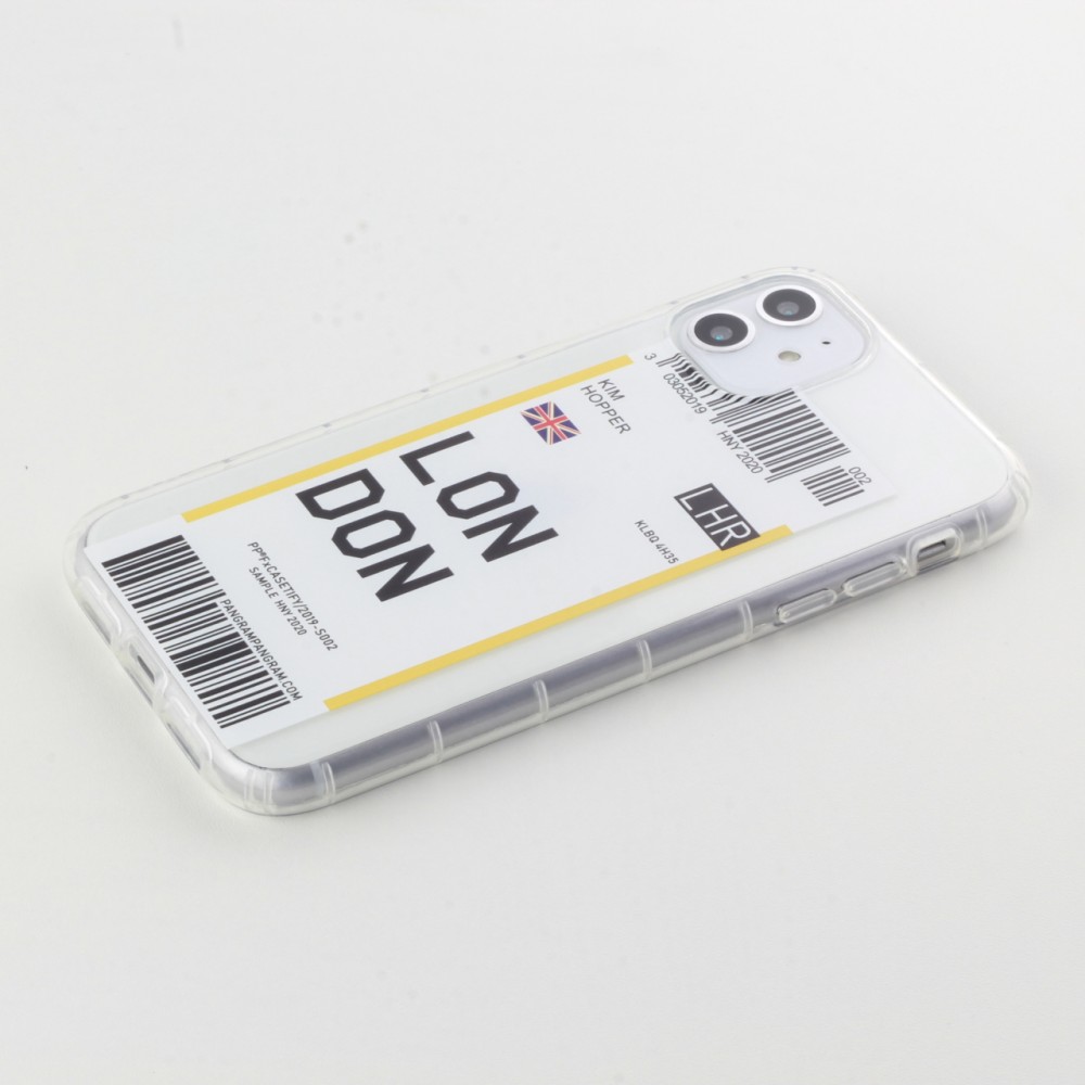 Hülle iPhone 11 - Boarding Card London