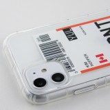 Coque iPhone 11 - Boarding Card Montreal