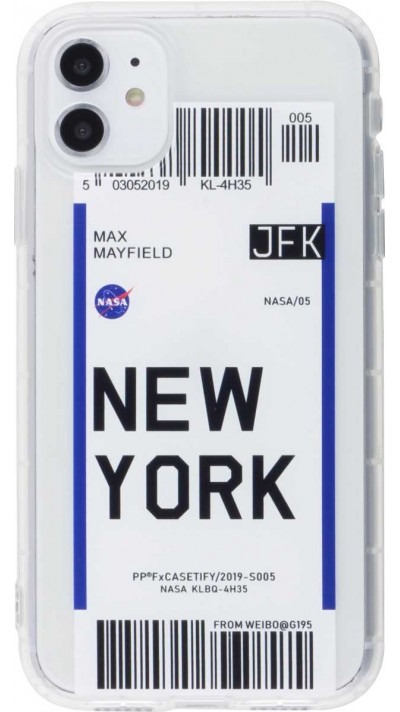Coque iPhone 7 / 8 / SE (2020, 2022) - Boarding Card New York