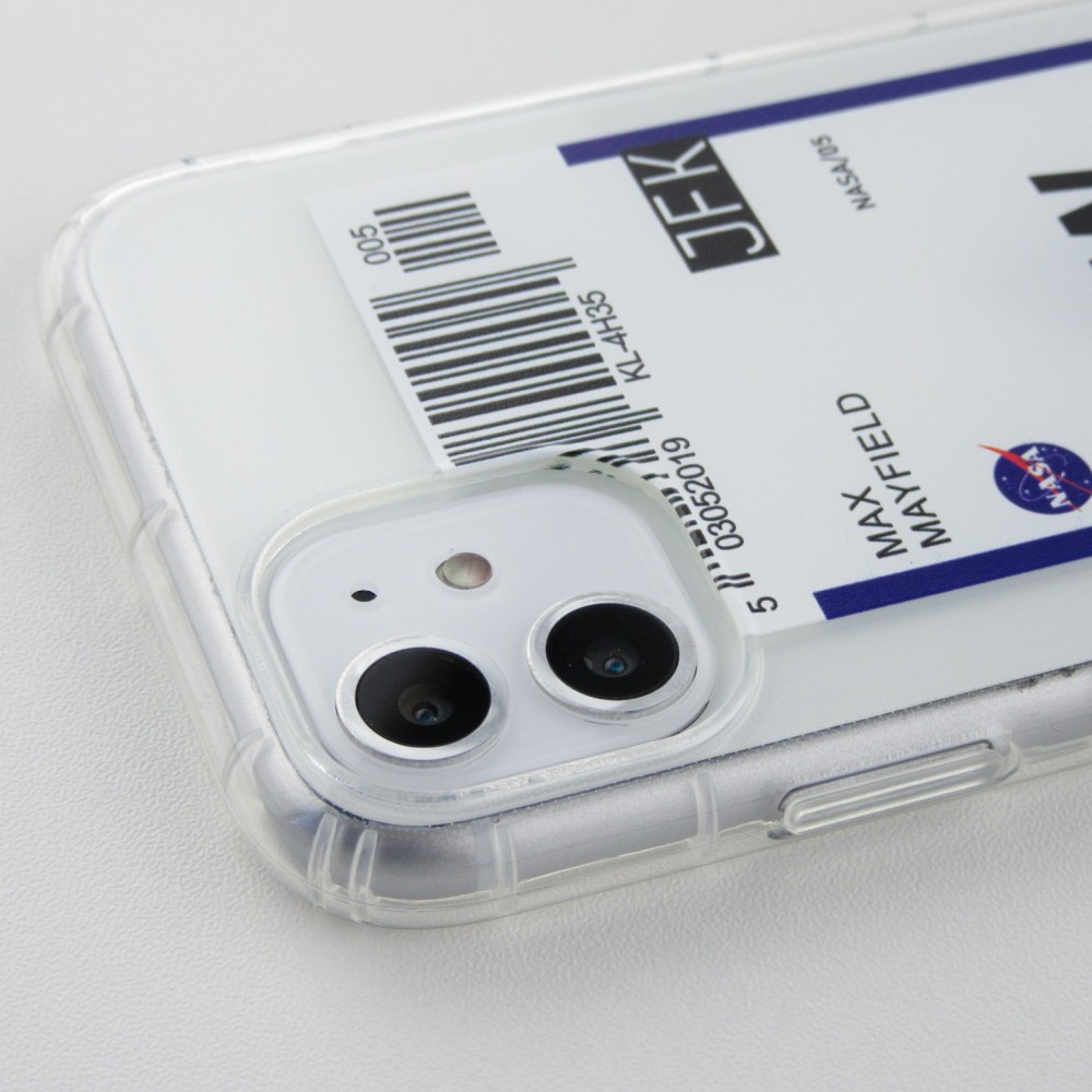 Hülle iPhone 12 - Boarding Card New York