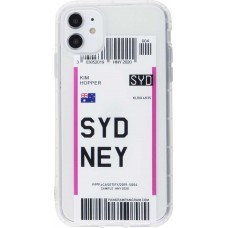 Coque iPhone 11 - Boarding Card Sydney