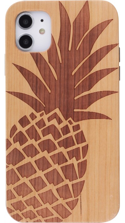 Hülle iPhone 11 - Holz ananas