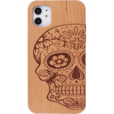 Coque iPhone 11 - Bois tête de mort