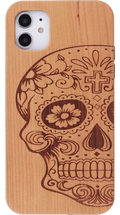 Coque iPhone 11 - Bois tête de mort