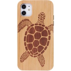 Hülle iPhone 11 - Holzschildkröte
