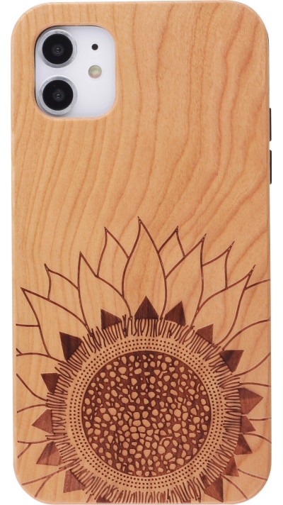 Coque iPhone 11 - Bois tournesol