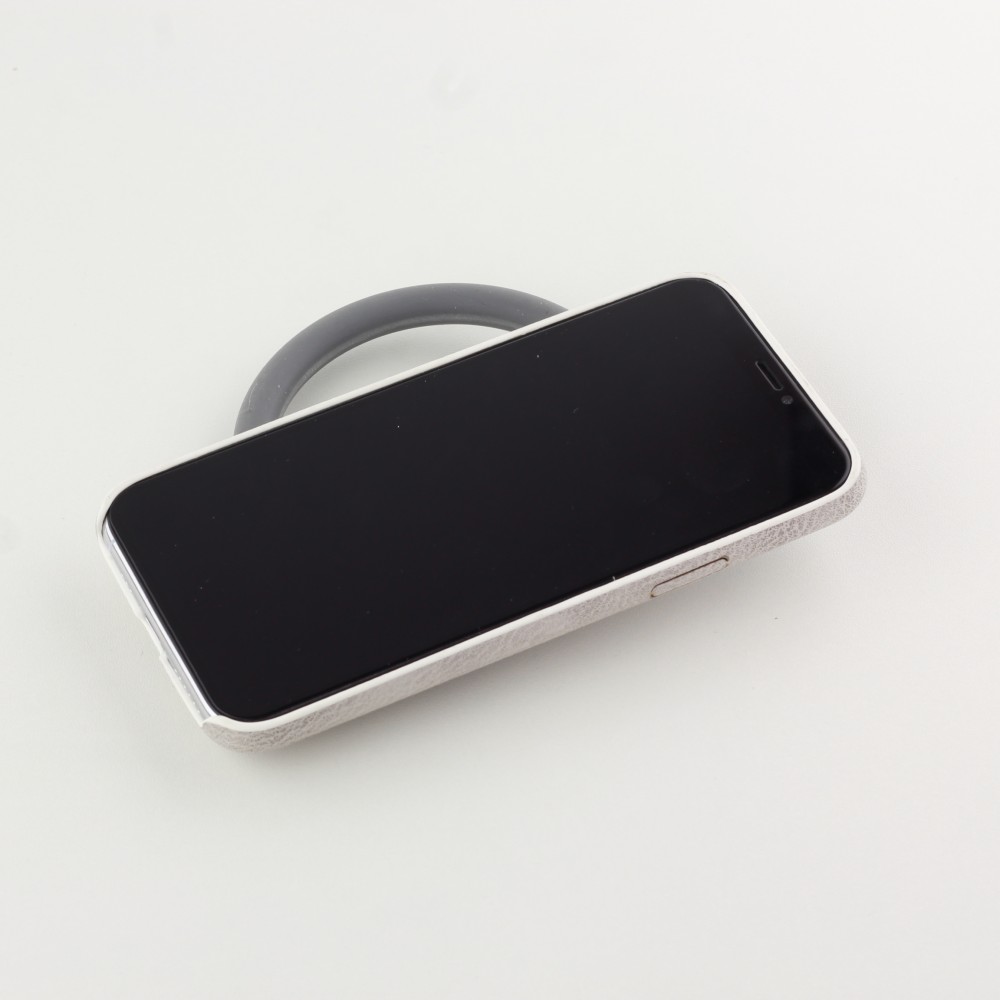 Hülle iPhone 11 - Armband Leder - Grau