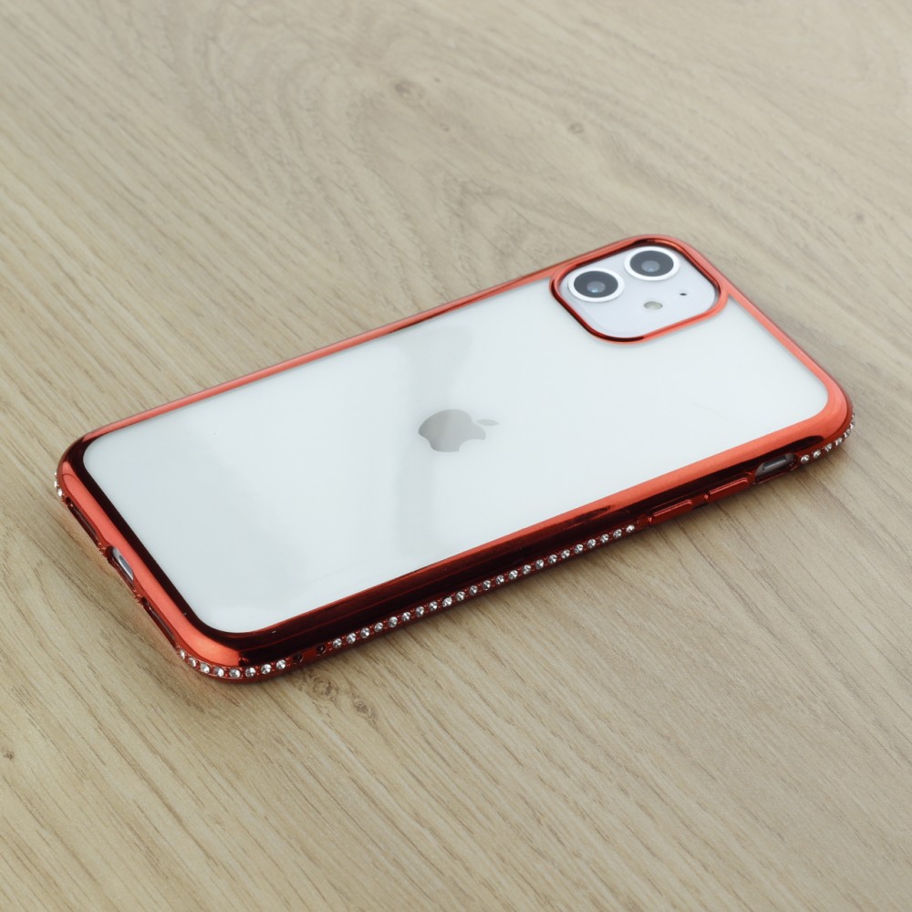 Hülle iPhone 11 - Bumper Diamond - Rot