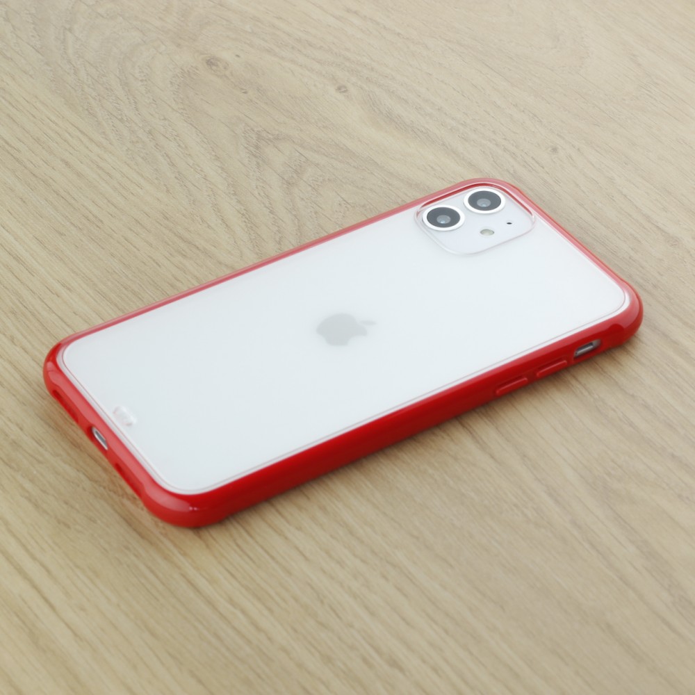 Hülle iPhone 11 - Bumper Blur - Rot