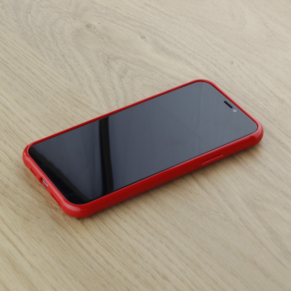 Coque iPhone 11 - Bumper Blur - Rouge