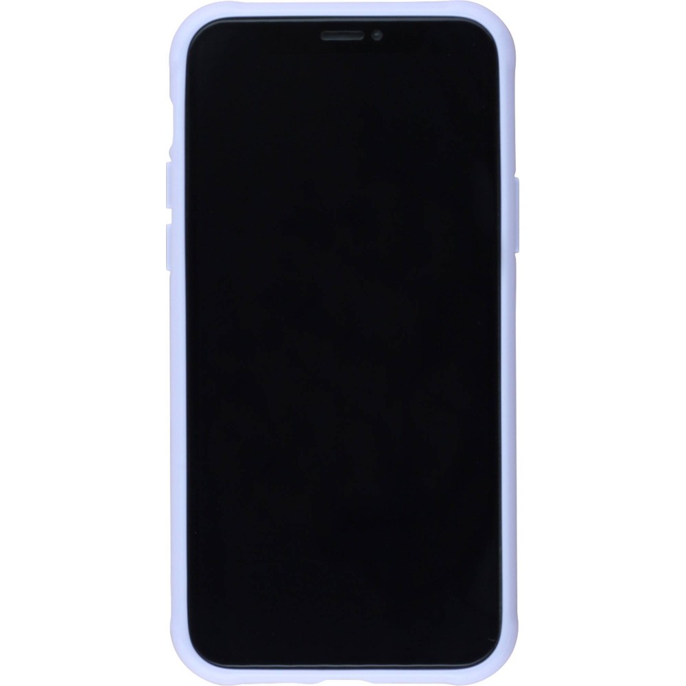 Coque iPhone 12 mini - Bumper Blur - Violet