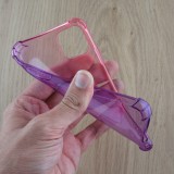 Hülle iPhone 11 - Gummi Bumper Rainbow mit extra Schutz für Ecken Antischock - rosa - Violett