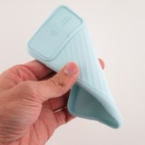 Coque iPhone 11 - Caméra Clapet - Turquoise