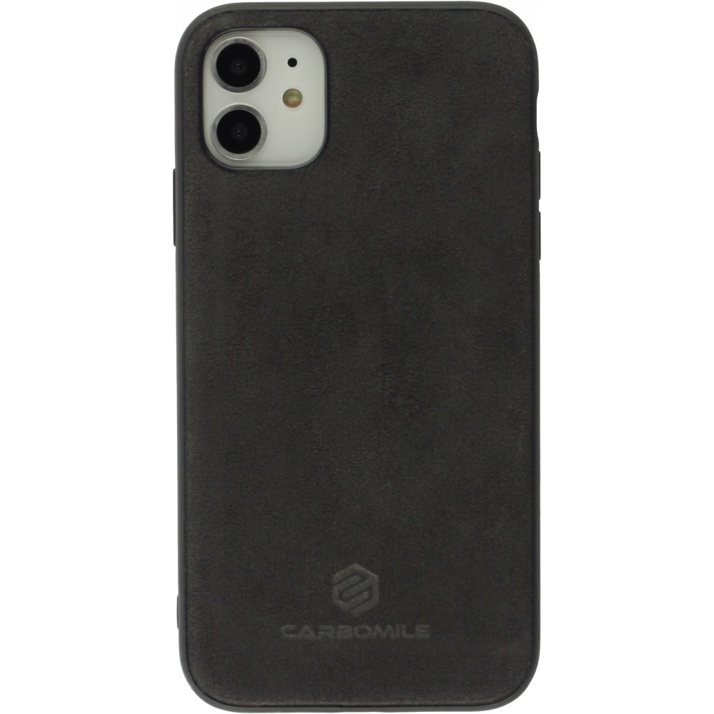 Coque iPhone 11 - Carbomile alcantara