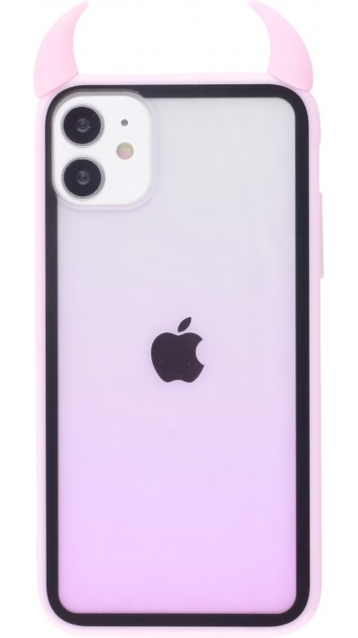 Coque iPhone 11 - Demon Gradient - Rose