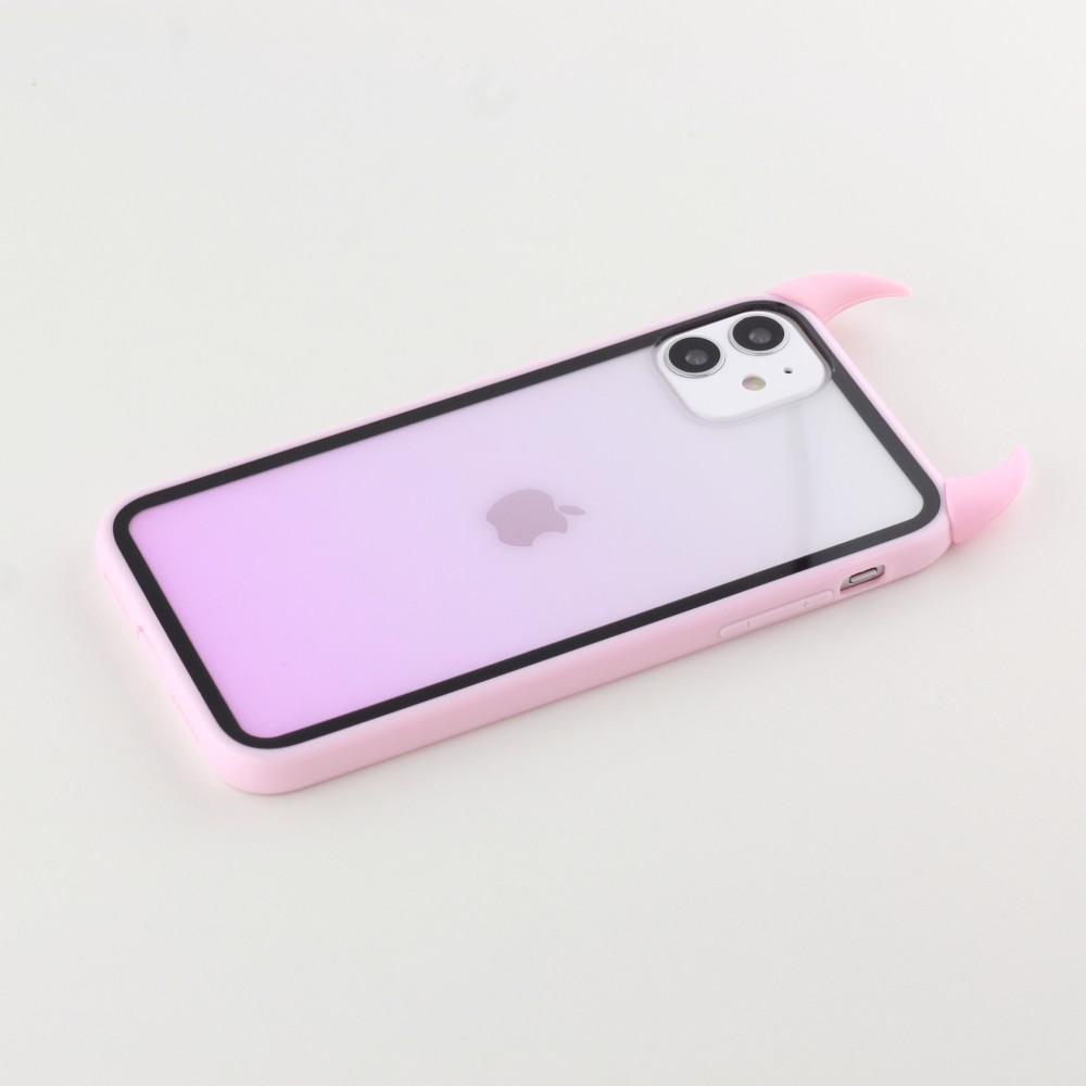 Coque iPhone 11 - Demon Gradient - Rose