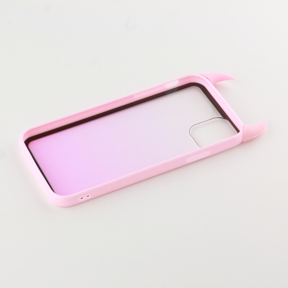 Coque iPhone 11 - Demon Gradient - Rose