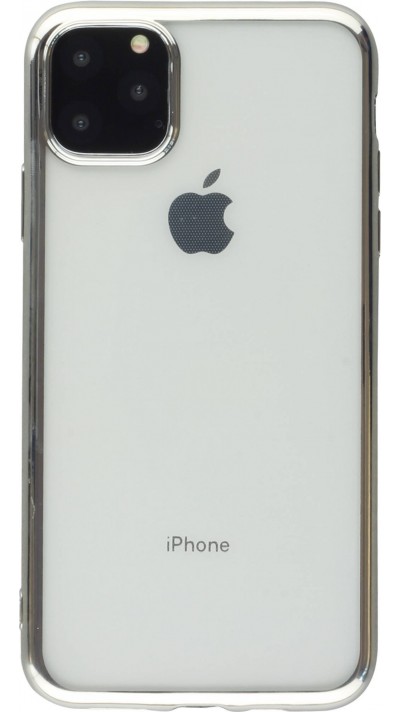 Coque iPhone 11 - Electroplate - Argent
