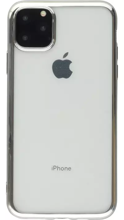 Coque iPhone 11 Pro - Electroplate - Argent