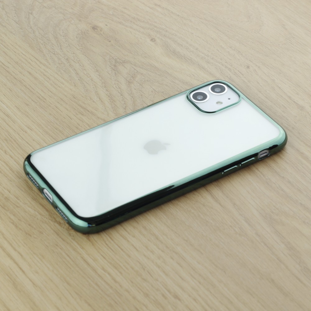 Coque iPhone 11 - Electroplate - Vert