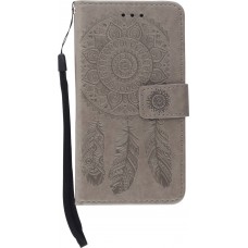 Coque iPhone 11 - Flip Dreamcatcher - Gris