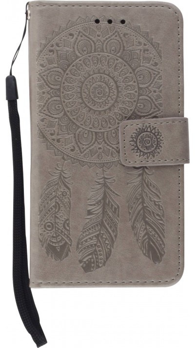 Coque iPhone 11 - Flip Dreamcatcher - Gris