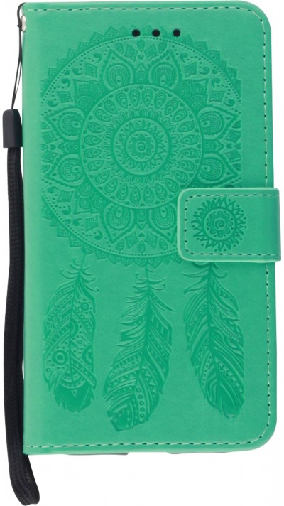 Coque iPhone 11 - Flip Dreamcatcher - Vert menthe