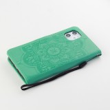 Coque iPhone 11 - Flip Dreamcatcher - Vert menthe