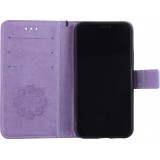 Hülle iPhone 11 - Flip Dreamcatcher - Violett